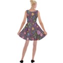 Floral pattern Velvet Skater Dress View2