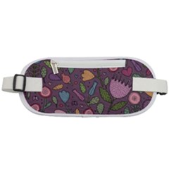 Floral Pattern Rounded Waist Pouch