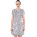 Silver and white Glitters metallic finish party texture background imitation Adorable in Chiffon Dress View1