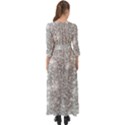 Silver and white Glitters metallic finish party texture background imitation Button Up Boho Maxi Dress View2