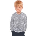 Silver and white Glitters metallic finish party texture background imitation Kids  Overhead Hoodie View1