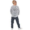 Silver and white Glitters metallic finish party texture background imitation Kids  Overhead Hoodie View2