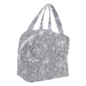 Silver and white Glitters metallic finish party texture background imitation Boxy Hand Bag View3