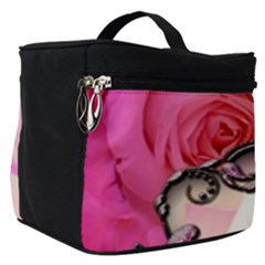 Decorative Elegant Roses Make Up Travel Bag (small) by FantasyWorld7