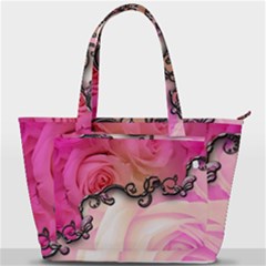 Decorative Elegant Roses Back Pocket Shoulder Bag  by FantasyWorld7