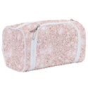 Rose Gold Pink Glitters metallic finish party texture imitation pattern Toiletries Pouch View2