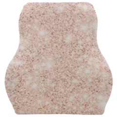 Rose Gold Pink Glitters Metallic Finish Party Texture Imitation Pattern Car Seat Velour Cushion  by genx