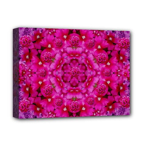 Flower Suprise To Love And Enjoy Deluxe Canvas 16  X 12  (stretched) 