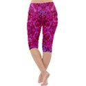 Flower Suprise To Love And Enjoy Lightweight Velour Cropped Yoga Leggings View4