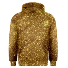 Gold Glitters Metallic Finish Party Texture Background Faux Shine Pattern Men s Pullover Hoodie by genx