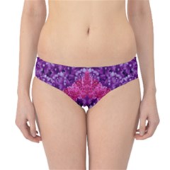 Flowers And Purple Suprise To Love And Enjoy Hipster Bikini Bottoms by pepitasart