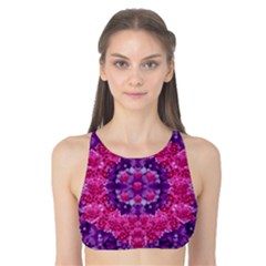 Flowers And Purple Suprise To Love And Enjoy Tank Bikini Top by pepitasart