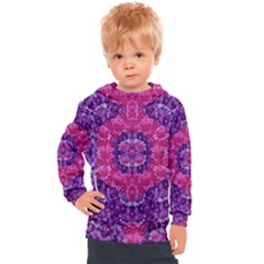 Flowers And Purple Suprise To Love And Enjoy Kids  Hooded Pullover