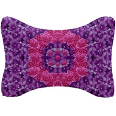 Flowers And Purple Suprise To Love And Enjoy Seat Head Rest Cushion by pepitasart