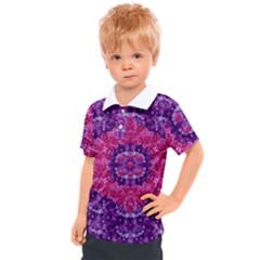 Flowers And Purple Suprise To Love And Enjoy Kids  Polo Tee