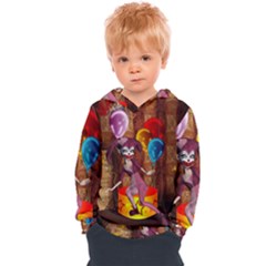 Cute Little Harlequin Kids  Overhead Hoodie