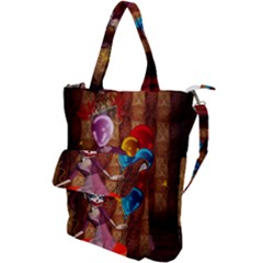 Cute Little Harlequin Shoulder Tote Bag by FantasyWorld7