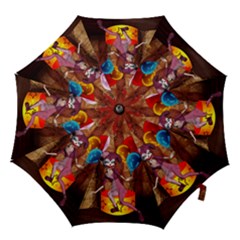 Cute Little Harlequin Hook Handle Umbrellas (small) by FantasyWorld7