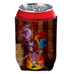 Cute Little Harlequin Can Holder