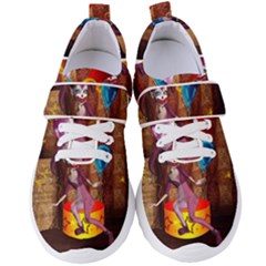 Cute Little Harlequin Women s Velcro Strap Shoes by FantasyWorld7