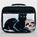 Black Cat & Halloween Skull Lunch Bag View1