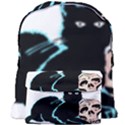 Black Cat & Halloween Skull Giant Full Print Backpack View1