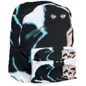 Black Cat & Halloween Skull Giant Full Print Backpack View3