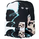 Black Cat & Halloween Skull Giant Full Print Backpack View4