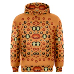 Happy Pumkins And Ghosts And  They Love The Season Men s Overhead Hoodie by pepitasart