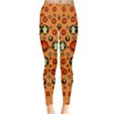 Happy Pumkins And Ghosts And  They Love The Season Inside Out Leggings View1