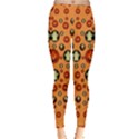 Happy Pumkins And Ghosts And  They Love The Season Inside Out Leggings View3