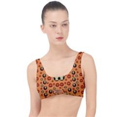 Happy Pumkins And Ghosts And  They Love The Season The Little Details Bikini Top by pepitasart