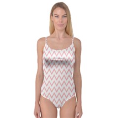 Chevrons Roses Camisole Leotard 