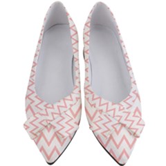 Chevrons Roses Women s Bow Heels