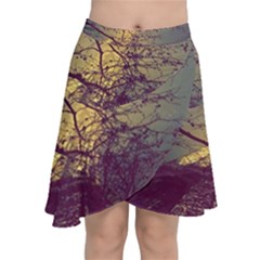 Tour Eiffel Paris Photo Chiffon Wrap Front Skirt by kcreatif