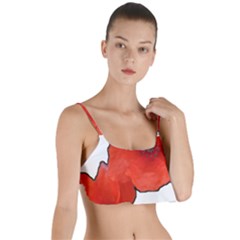 Coquelicots Fleurs Layered Top Bikini Top 