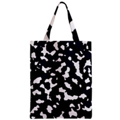 Camouflage Bleu Zipper Classic Tote Bag by kcreatif