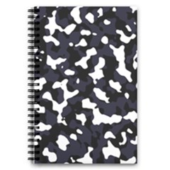 Camouflage Bleu 5 5  X 8 5  Notebook by kcreatif