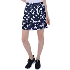 Camouflage Bleu Tennis Skirt