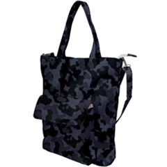 Camouflage Violet Shoulder Tote Bag by kcreatif