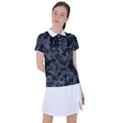 Camouflage Violet Women s Polo Tee