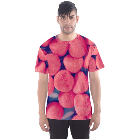 Fraise Bonbons Men s Sports Mesh Tee by kcreatif