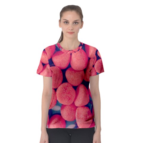 Fraise Bonbons Women s Sport Mesh Tee by kcreatif