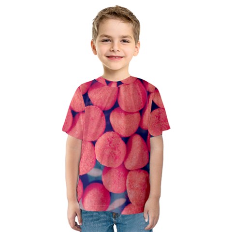 Fraise Bonbons Kids  Sport Mesh Tee by kcreatif