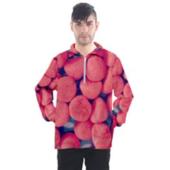 Fraise Bonbons Men s Half Zip Pullover