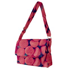 Fraise Bonbons Full Print Messenger Bag (l)