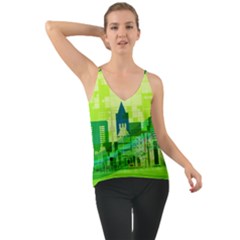 Architecture Skyline Chiffon Cami by Wegoenart