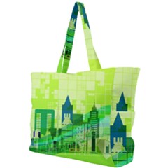 Architecture Skyline Simple Shoulder Bag by Wegoenart