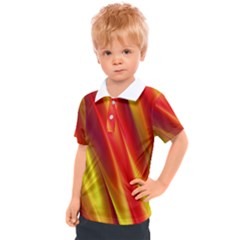 Seamless Texture Background Red Kids  Polo Tee