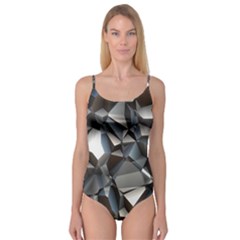 Triangles Polygon Color Silver Uni Camisole Leotard 